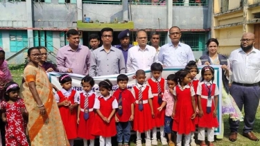 পিরোজপুরে হাম-রুবেলা টিকাদান কর্মসূচির উদ্বোধন