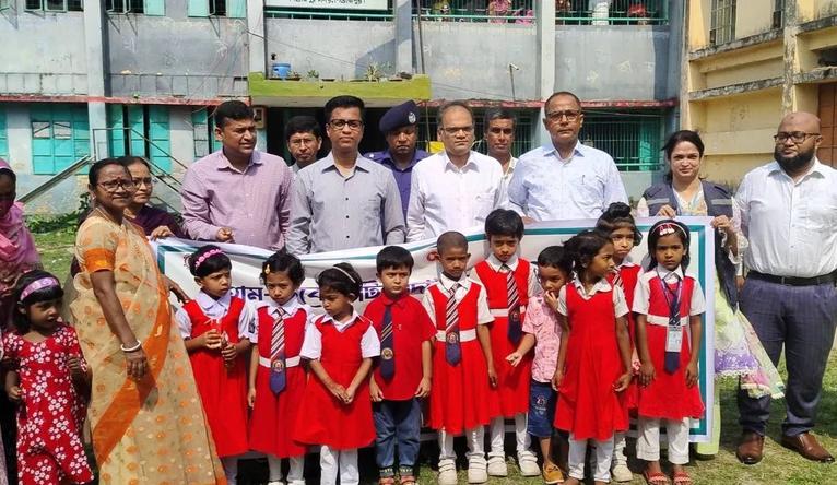 পিরোজপুরে হাম-রুবেলা টিকাদান কর্মসূচির উদ্বোধন