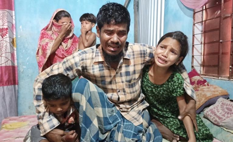 চরফ্যাশনে পঙ্গু হোসেন‘র চিকিৎসা সহায়তার আকুতি