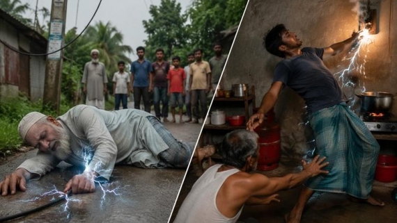 আমতলী ও তালতলীতে বিদ্যুৎস্পৃষ্ট হয়ে দুইজনের মৃত্যু