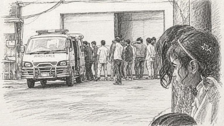 বরিশালে বাবার লাশ নিয়ে জেলগেটে ছেলের শেষ দেখা