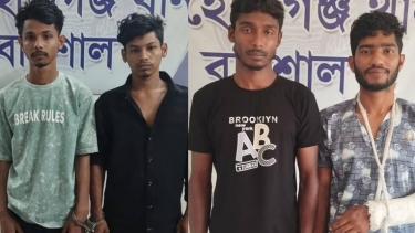 মেহেন্দিগঞ্জে মাদকবিরোধী অভিযানে ৪ মাদককারবারি আটক