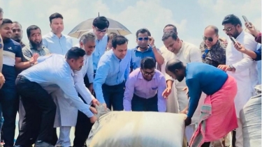 মেহেন্দিগঞ্জে নদী ভাঙন রোধ প্রকল্প উদ্বোধন করেন প্রতিমন্ত্রী রাজীব আহসান