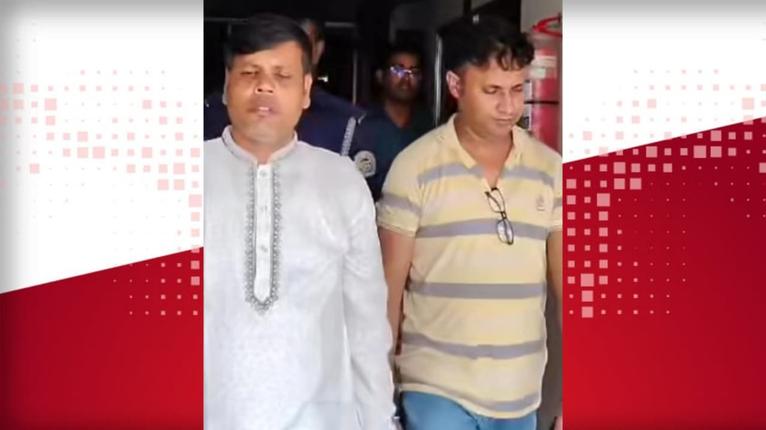 ক্লিনিকের মালিক মনির হোসেন ও ভুয়া চিকিৎসক পিসি বর্মন