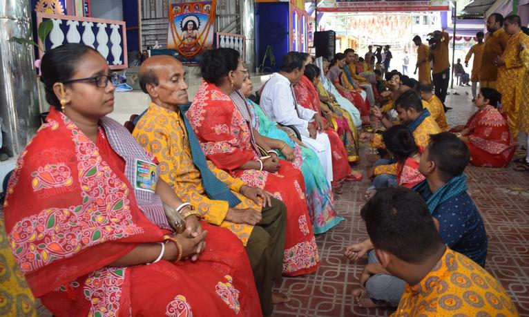 বরগুনায় অক্ষয় তৃতীয়ায় মাতৃপিতৃ পূজা, মাদকমুক্ত সমাজের বার্তা