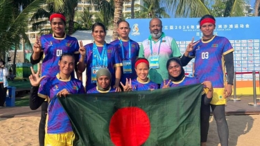 এশিয়ান বিচ গেমসে ব্রোঞ্জ জয়ী নারী কাবাডি দলকে যুব ও ক্রীড়া প্রতিমন্ত্রীর অভিনন্দন