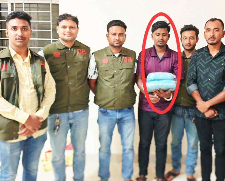 বরগুনায় দেড় কেজি গাঁজাসহ মাদককারবারি গ্রেফতার