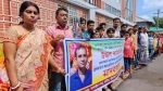 বাউফলে উজ্জ্বল কর্মকার হত্যা: আসামিদের দ্রুত গ্রেফতার ও দৃষ্টান্তমূলক শাস্তির দাবিতে মানববন্ধন