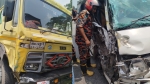 গৌরনদীতে সড়ক দুর্ঘটনায় নারী ও শিশুসহ ৫ জন আহত