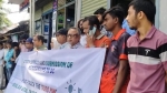 রুফটপ সোলার বাস্তবায়নের দাবিতে কলাপাড়ায় মানববন্ধন