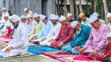সৌদির সঙ্গে মিল রেখে গলাচিপায় ঈদুল আযহা উদযাপন
