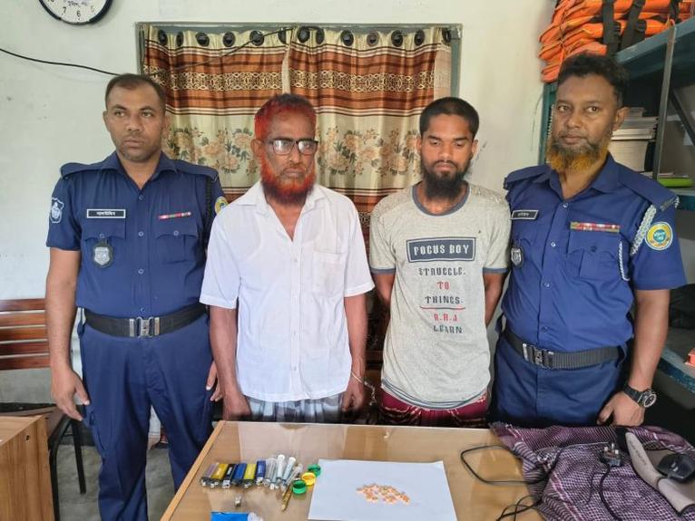 রাঙ্গাবালীতে ৫১ পিস ইয়াবাসহ দুই মাদক কারবারি আটক