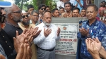 কলাপাড়ায় বিদ্যালয়ের নতুন ভবনের ভিত্তিপ্রস্তর স্থাপন করলেন এমপি মোশাররফ