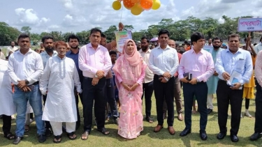 বরগুনায় দুই দিনব্যাপী প্রাথমিক বিদ্যালয় গোল্ডকাপ ফুটবল টুর্নামেন্ট শুরু