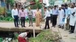 ঝালকাঠি শহরের ৯ খালের সীমানা পিলার স্থাপন কাজের উদ্বোধন