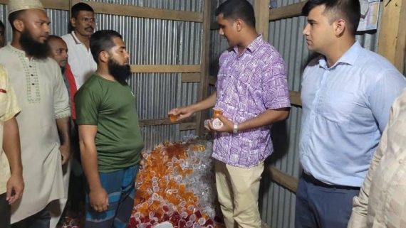 কলাপাড়ায় ভেজাল শিশু খাদ্য উৎপাদন ও বিক্রি; মালিকের এক বছরের কারাদণ্ড