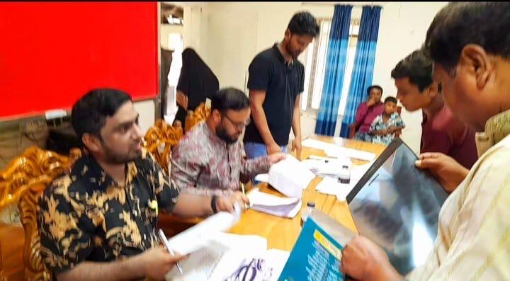 মেহেন্দিগঞ্জে প্রতিবন্ধী ব্যক্তিদের আবেদন বাছাই সম্পন্ন