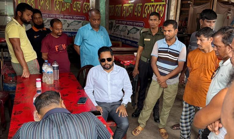 ভাণ্ডারিয়ায় দুই হোটেল মালিককে মোবাইল কোর্টের জরিমানা