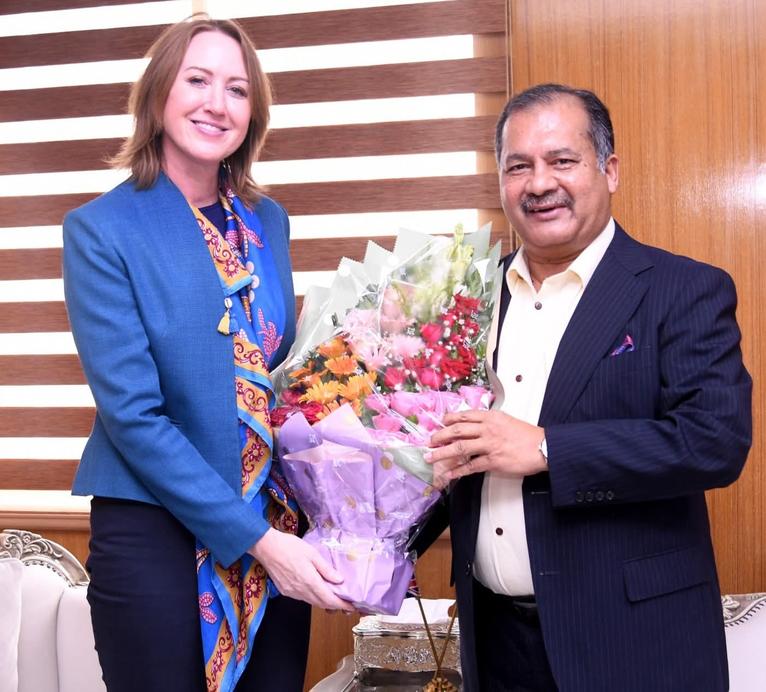 তথ্যমন্ত্রীর সঙ্গে অস্ট্রেলিয়ার হাইকমিশনারের সৌজন্য সাক্ষাৎ