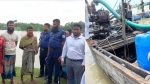 চরফ্যাশনে অবৈধ বালু উত্তোলনের দায়ে দুজনকে ৫০ হাজার টাকা জরিমানা