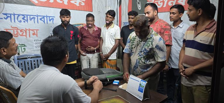 কলাপাড়ায় মাদক সেবনের দায়ে ৫ পরিবহনকর্মীকে কারাদণ্ড