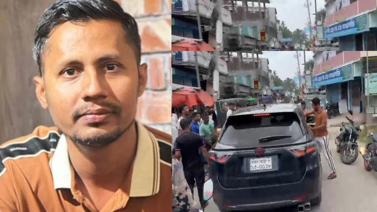 বাউফলে গাড়িতে ধাক্কা ও মারধরের অভিযোগ ছাত্রদল নেতার বিরুদ্ধে