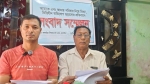 বাউফলে হিন্দু পরিবারকে চাঁদা দাবির অভিযোগে সংবাদ সম্মেলন