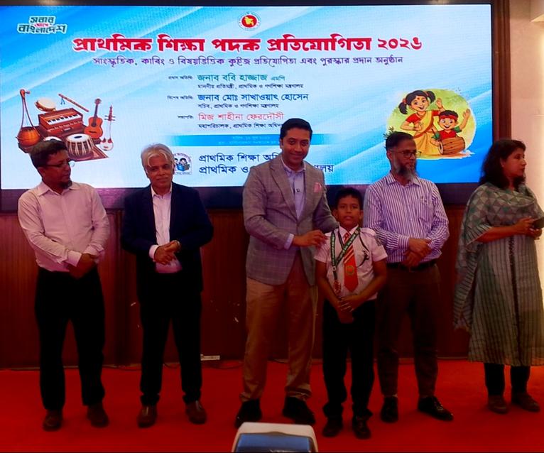 একক অভিনয়ে জাতীয় পর্যায়ে তৃতীয় কলাপাড়ার সুদীপন মুখার্জী অর্জুন