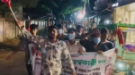 পটুয়াখালীর বাউফলে নিষিদ্ধ ঘোষিত ছাত্রলীগের বিক্ষোভ মিছিল