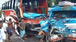 গৌরনদীতে বাস-ট্রাক সংঘর্ষে আহত ৭