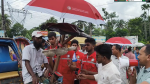 আউটসোর্সিং কর্মীদের বিক্ষোভ: বাগেরহাট হাসপাতালে উত্তেজনা, তত্ত্বাবধায়কের কক্ষে তালা