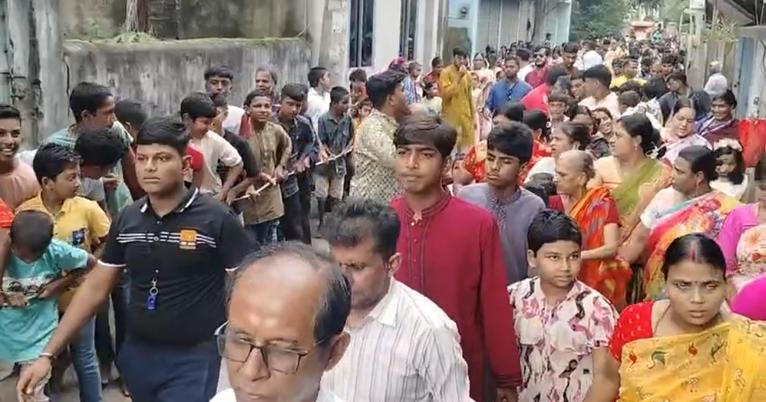 কলাপাড়ায় অনুষ্ঠিত হলো শ্রী শ্রী জগন্নাথ দেবের রথযাত্রা