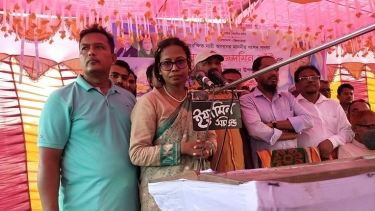 নারী এমপি সুলতানা জেসমিন জুইকে নাজিরপুরে সংবর্ধনা