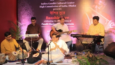 ঢাকায় উদযাপিত হলো পণ্ডিত হরিপ্রসাদ চৌরাসিয়ার বর্ণাঢ্য সংগীতজীবন