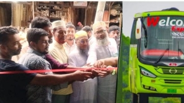 নেছারাবাদে ‘ওয়েলকাম এক্সপ্রেস’-এর যাত্রা শুরু, চালু হলো ঢাকাগামী বাস সার্ভিস
