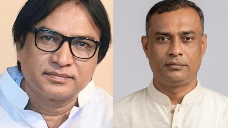 আ ম ন জামান চৌধুরী চেয়ারম্যান এবং সাংবাদিক হাবিব সরোয়ার আজাদ। ছবি- সংগৃহীত