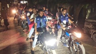নেছারাবাদে মাদকের বিরুদ্ধে ‘জিরো টলারেন্স’ বাস্তবায়নে পুলিশের বিশেষ মহড়া