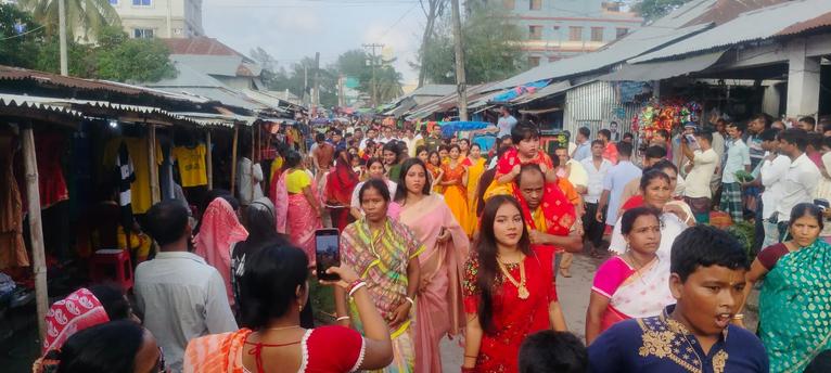 দশমিনায় ঐতিহ্যবাহী রথযাত্রা উৎসব পালিত
