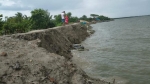 কপোতাক্ষ তীরের উপকূল রক্ষা বাঁধে ভয়াবহ ভাঙন, আতঙ্কে দক্ষিণ বেদকাশীর বাসিন্দারা