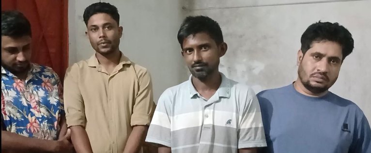 মঠবাড়িয়ায় ইয়াবা সেবনের অভিযোগে গ্রেপ্তার ৪, ভ্রাম্যমাণ আদালতে দণ্ড