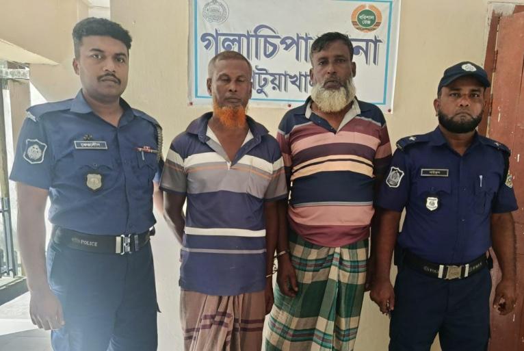 গলাচিপায় ইয়াবাসহ দুইজন গ্রেপ্তার