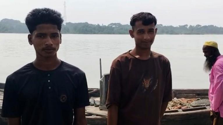 কলাপাড়ায় ১ হাজার মিটার জালসহ দুই জেলে আটক