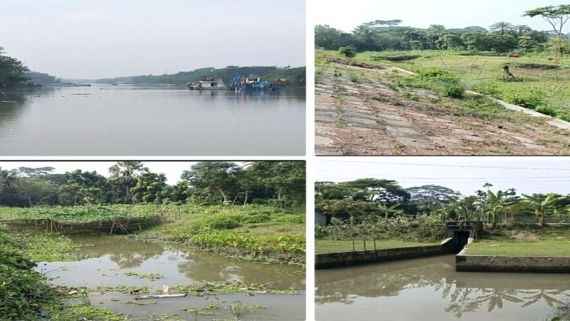 ২০ কোটি টাকা ব্যয়ে পুনঃখনন হচ্ছে বরগুনার খাকদোন নদ, ফিরবে কি প্রাণ?