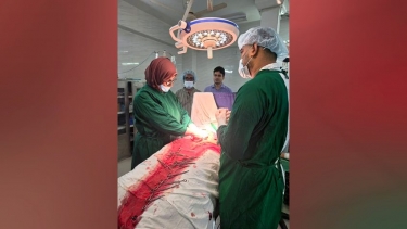 চরফ্যাশন হাসপাতালে প্রথমবার জটিল অস্ত্রোপচার, প্রাণ বাঁচল রিয়ার