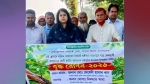 বামনায় সড়কের পাশে বৃক্ষরোপণ কর্মসূচির উদ্বোধন
