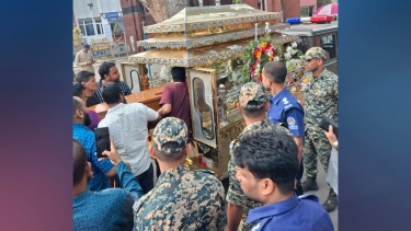 বেনাপোল চেকপোস্ট দিয়ে দেশে এলো ছাত্রলীগ নেতা রোটনের মরদেহ