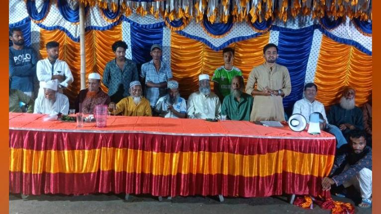 গৌরনদীতে চেয়ারম্যান পদে সম্ভাব্য প্রার্থী রুবেল গোমস্তার উঠান বৈঠক