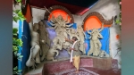 দুমকির ১১ মণ্ডপে দুর্গোৎসবের প্রস্তুতি, প্রতিমার কাজ শেষ ৭৫ শতাংশ