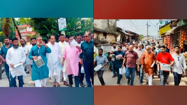জ্বালানি সংকট নিরসনের দাবিতে মেহেন্দিগঞ্জে বিএনপির লিফলেট বিতরণ